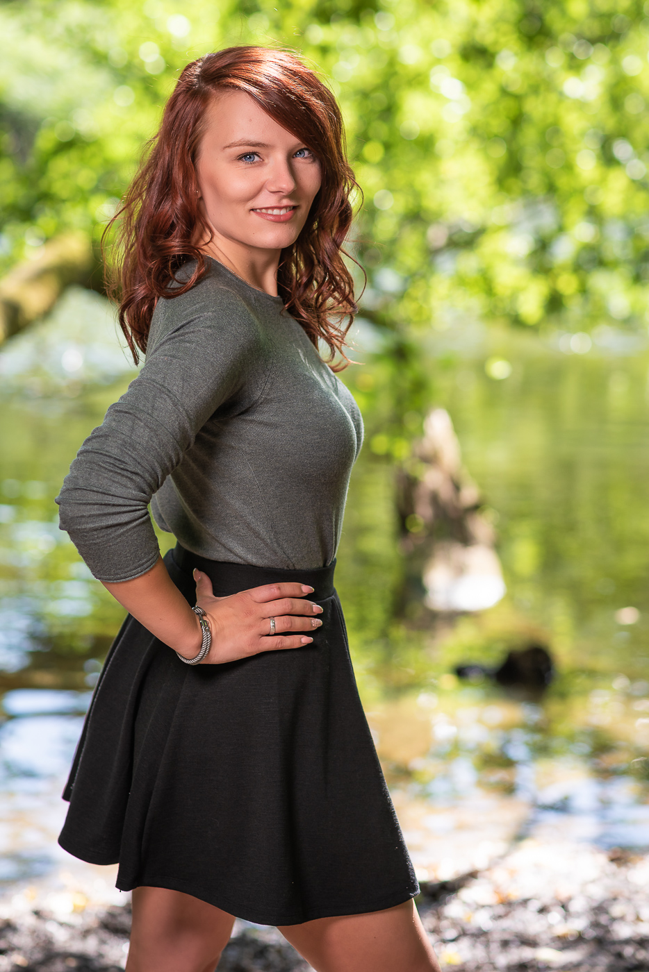 Anni im Schwentinetal 01